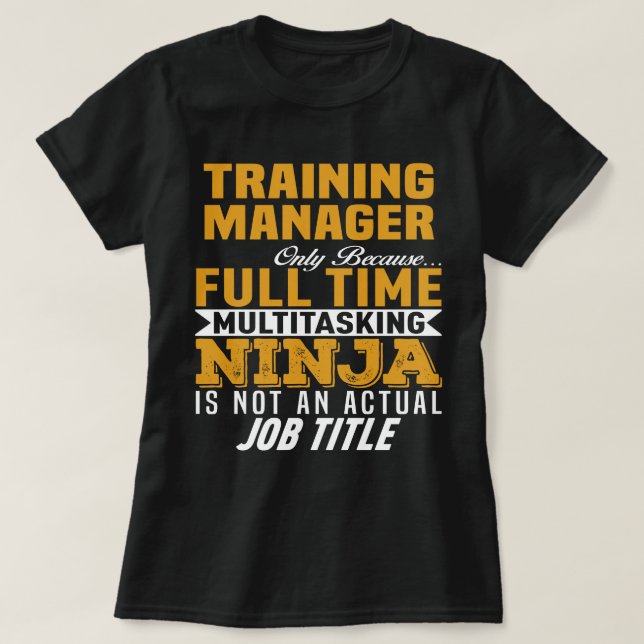 Camiseta Gerenciador de Treinamento (Frente do Design)
