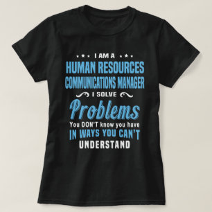 Camiseta Gerenciador do Comunicação de Recursos Humanos