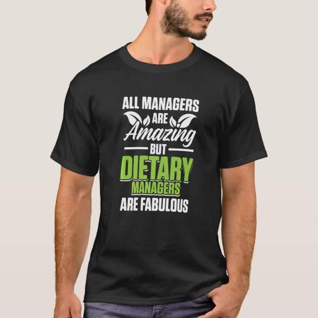 Camiseta Gerenciamento De Dieta Do Cdm Diet Manager (Frente)