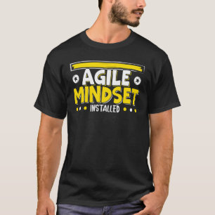 Camiseta Gerenciamento de projeto Agile Mindset instalado