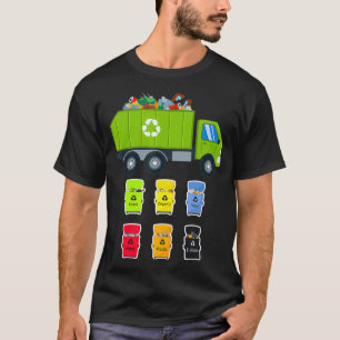 Camiseta Gerenciamento de Resíduos Reciclagem Lixeiras Cami