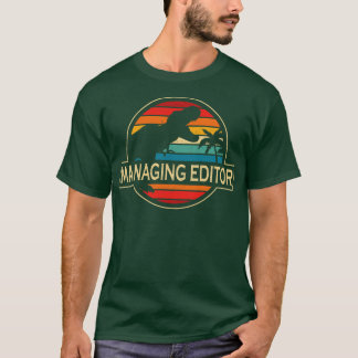 Camiseta Gerenciando o Editor Dinossauro