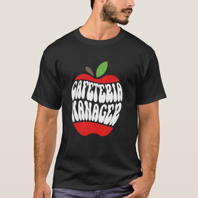 Camiseta Gerente da Cantina Escolar Serviço de Alimentação  (Frente)