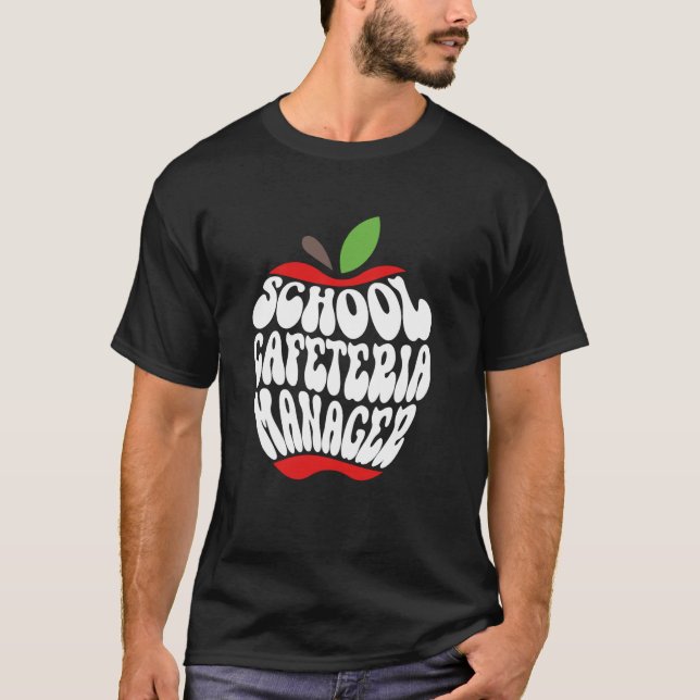 Camiseta Gerente de Cafeteria Escolar Serviço de Alimentaçã (Frente)