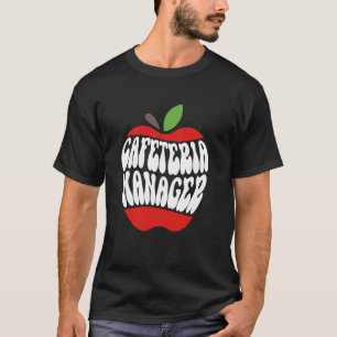 Camiseta Gerente de Cafeteria Escolar Serviço de Alimentaçã
