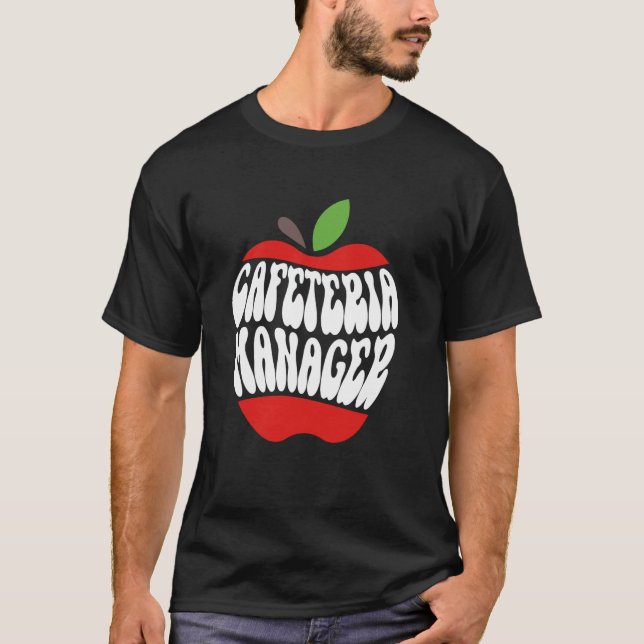 Camiseta Gerente de Cafeteria Escolar Serviço de Alimentaçã (Frente)