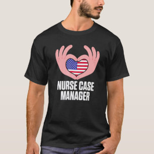 Camiseta Gerente de Caso de Enfermagem Rn Gestão