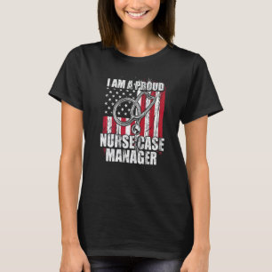 Camiseta Gerente de Caso de Enfermagem Rn Gestão  23