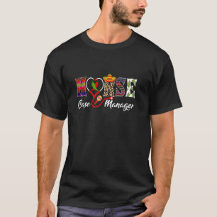 Camiseta Gerente de Caso de Enfermeira Estetoscópio do Cora