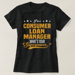 Camiseta Gerente de empréstimos ao consumidor