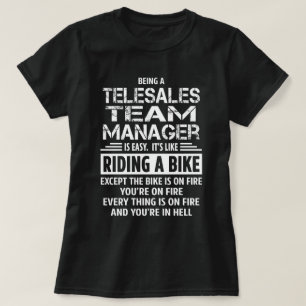 Camiseta Gerente de Equipe de Telesales