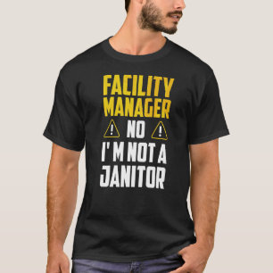 Camiseta Gerente de instalações Não sou um zelador artesão