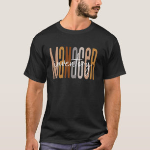 Camiseta Gerente de Inventário Equipe Divertido Gerente de