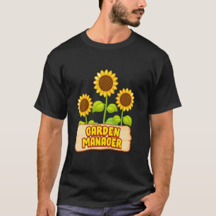 Camiseta Gerente de Jardim Chef de Jardim Girassóis Jardine