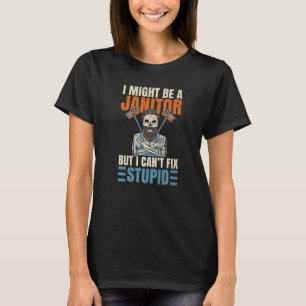Camiseta Gerente De Limpeza De Menores Para Um Zelador