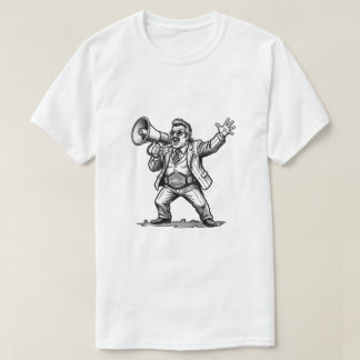 Camiseta Gerente de Luta Livre Retro Megafone Campeonato