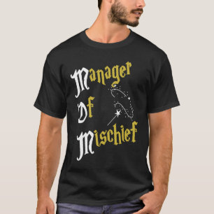 Camiseta Gerente de Maquinista Mágica Mal-Chefe M