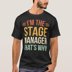 Camiseta Gerente de Palco de Teatro
