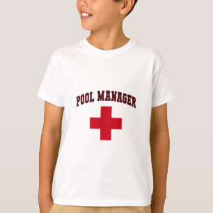 Camiseta Gerente de piscina engraçado garotas acampamento s