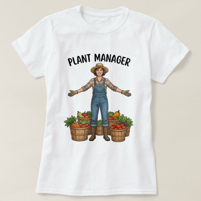 Camiseta Gerente de Planta  (Frente do Design)