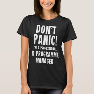 Camiseta Gerente de programas de TI
