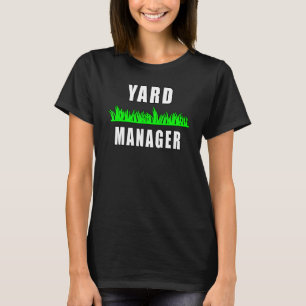 Camiseta Gerente de Quintal Citações Jardim Jardinagem