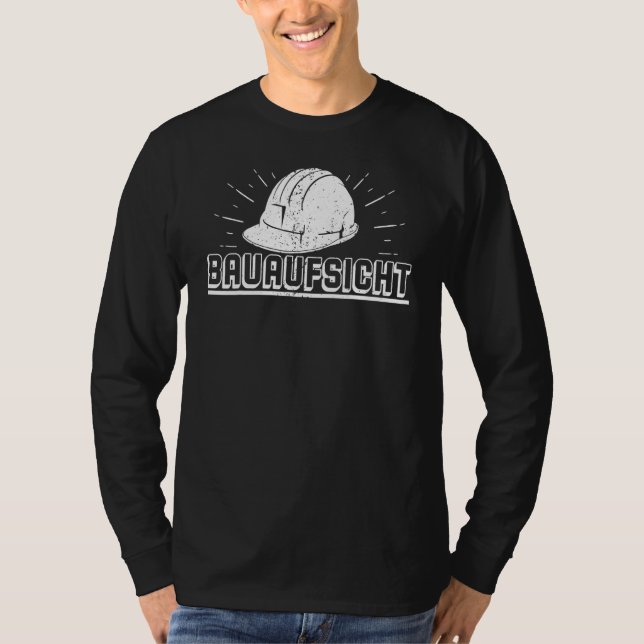 Camiseta Gerente de site construtor construção edifício (Frente)