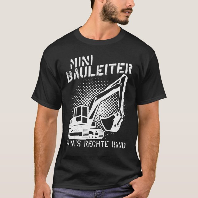 Camiseta Gerente de site construtor construção edifício (Frente)