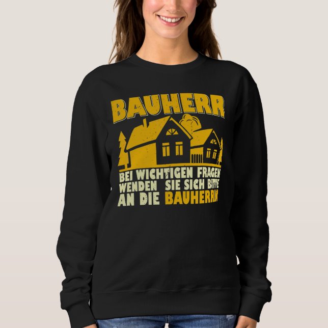 Camiseta gerente de site construtor construção edifício (Frente)