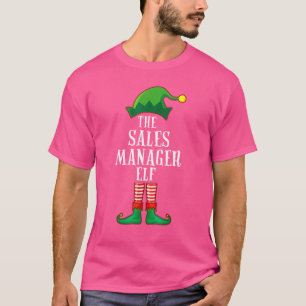 Camiseta Gerente de Vendas Elf Correspondente Grupo Natal