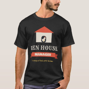 Camiseta Gerente do Galinheiro Chefe do Coop de Galinhas Ga