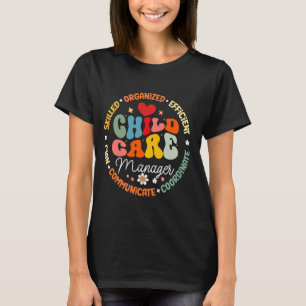 Camiseta Gerente do infantário Gerente da Tripulação Fornec