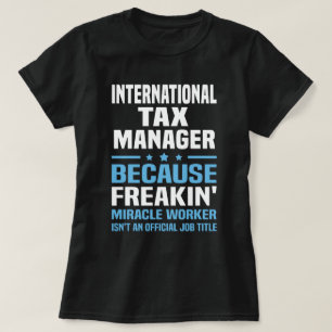 Camiseta Gerente fiscal internacional