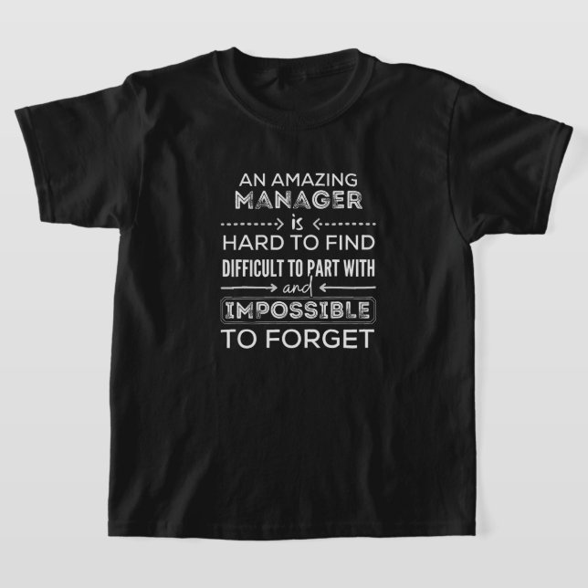 Camiseta Gerente, Presente Para Gerente, Um Gerente De Verd (Postura )