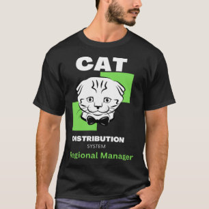 Camiseta Gerente Regional de Distribuições de Gatos