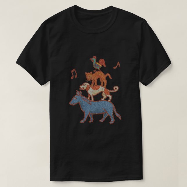 Camiseta German Medieval Band: Geh Bremen! (Frente do Design)