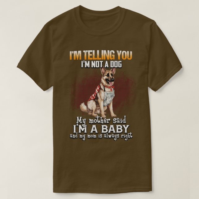 Camiseta German shepherd (Frente do Design)