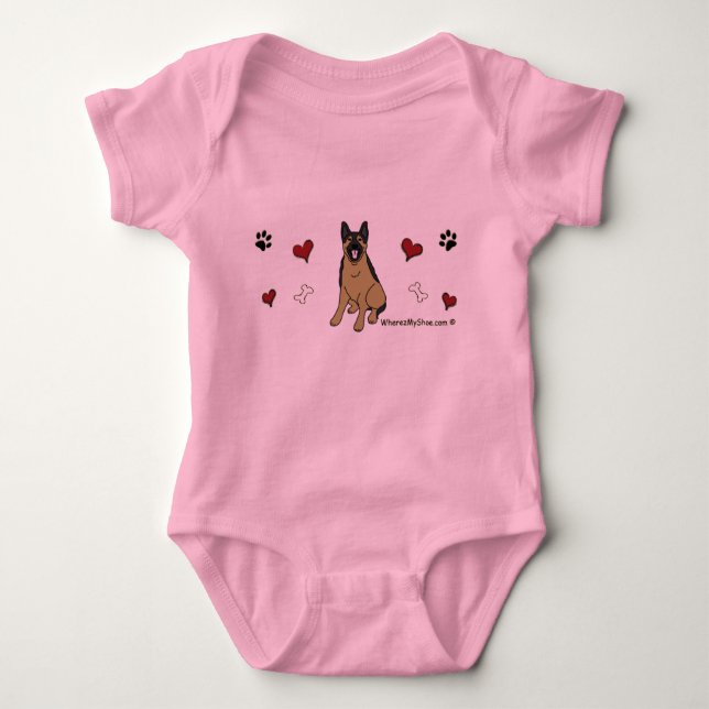 Camiseta german shepherd (Frente)