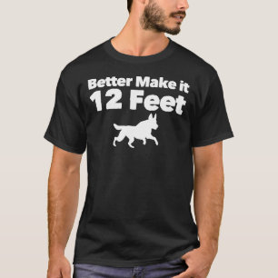 Camiseta German shepherd 12 Pés - Cão de Distância Social
