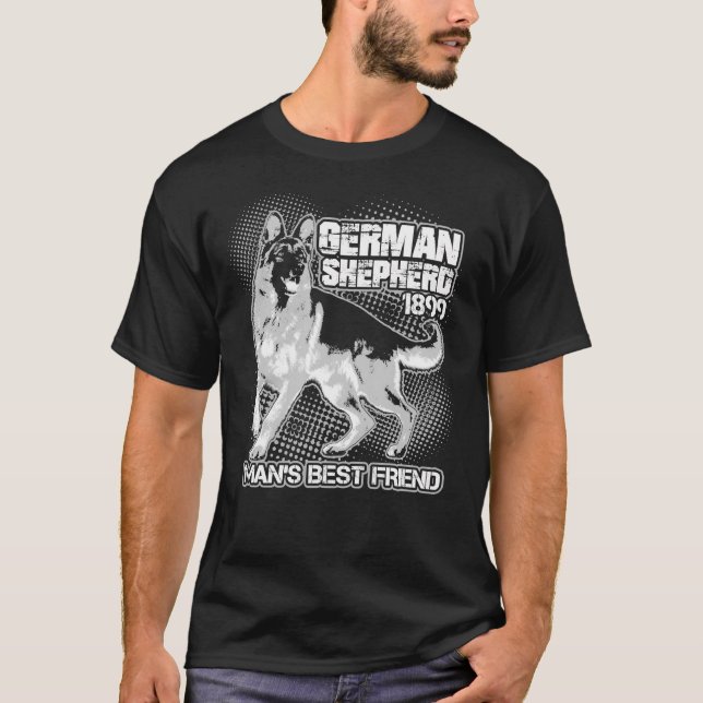 Camiseta German shepherd 1899 - Melhor Amigo (Frente)