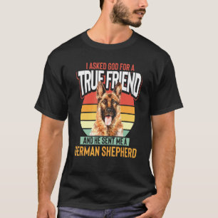 Camiseta German shepherd Amigo do Cão Animal