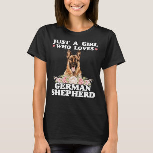 Camiseta German shepherd Apenas Uma Menina Que Ama Yorkie