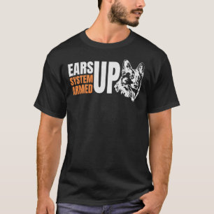 Camiseta German shepherd Aumenta O Sistema Arrasto Gsd Dize