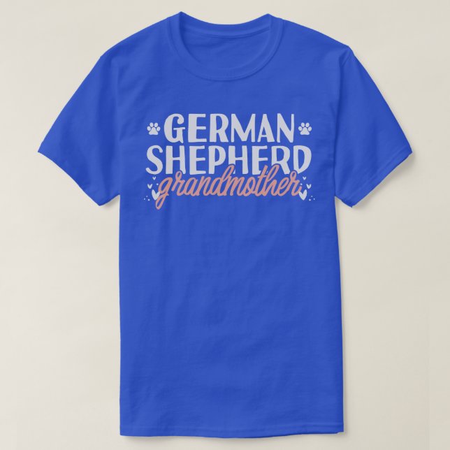Camiseta German shepherd Avó Gift (Frente do Design)