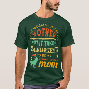 Camiseta German shepherd Bonito Mãe Mãe Cachorro Policial
