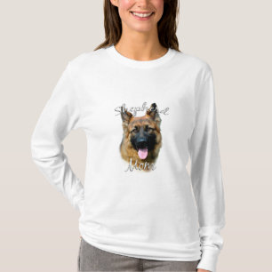Camiseta German shepherd (cabelo comprido) Mãe 2