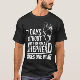 Camiseta German shepherd Cachorro Cachorro Mãe Pai Shepard