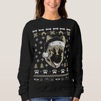 Camiseta German shepherd Cachorro de Natal Feio Xmas