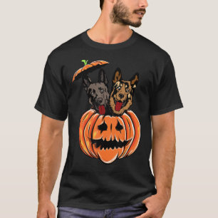 Camiseta german shepherd Cachorro Pumpkin Halloween Costume