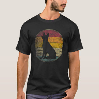 Camiseta German shepherd Cachorro Vintage Distúrbios Retro 